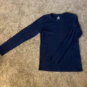 Navy long sleeve T-shirt